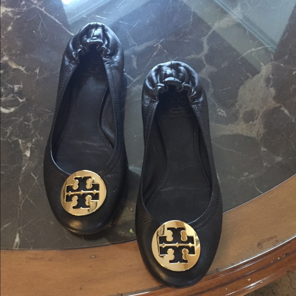 Tory Burch ballet flats gently used